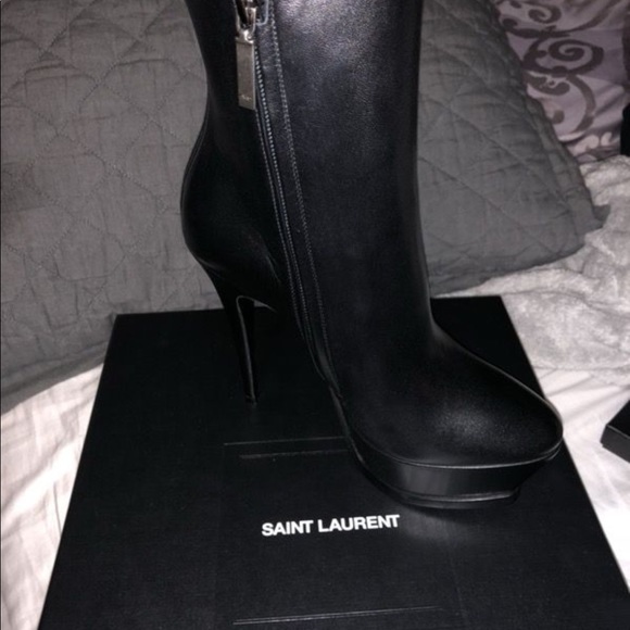 YSL leather heel - Picture 3 of 4